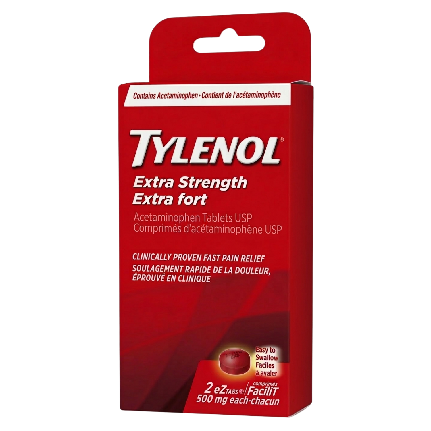 Tylenol Extra Strength 2ct pouch